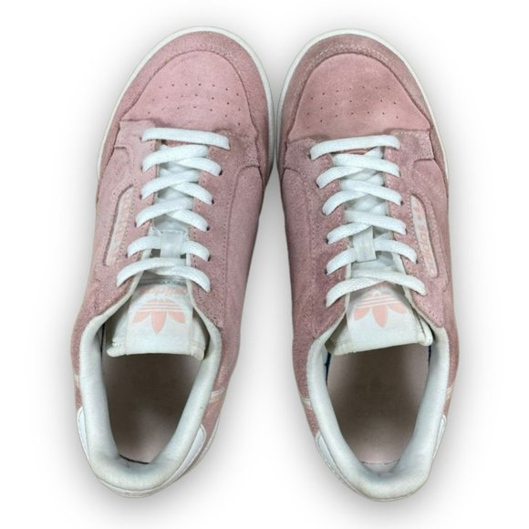 adidas Originals Continental 80 Sneakers EE6423 Suede Pink White Youth 4 Women 5 - Picture 7 of 9